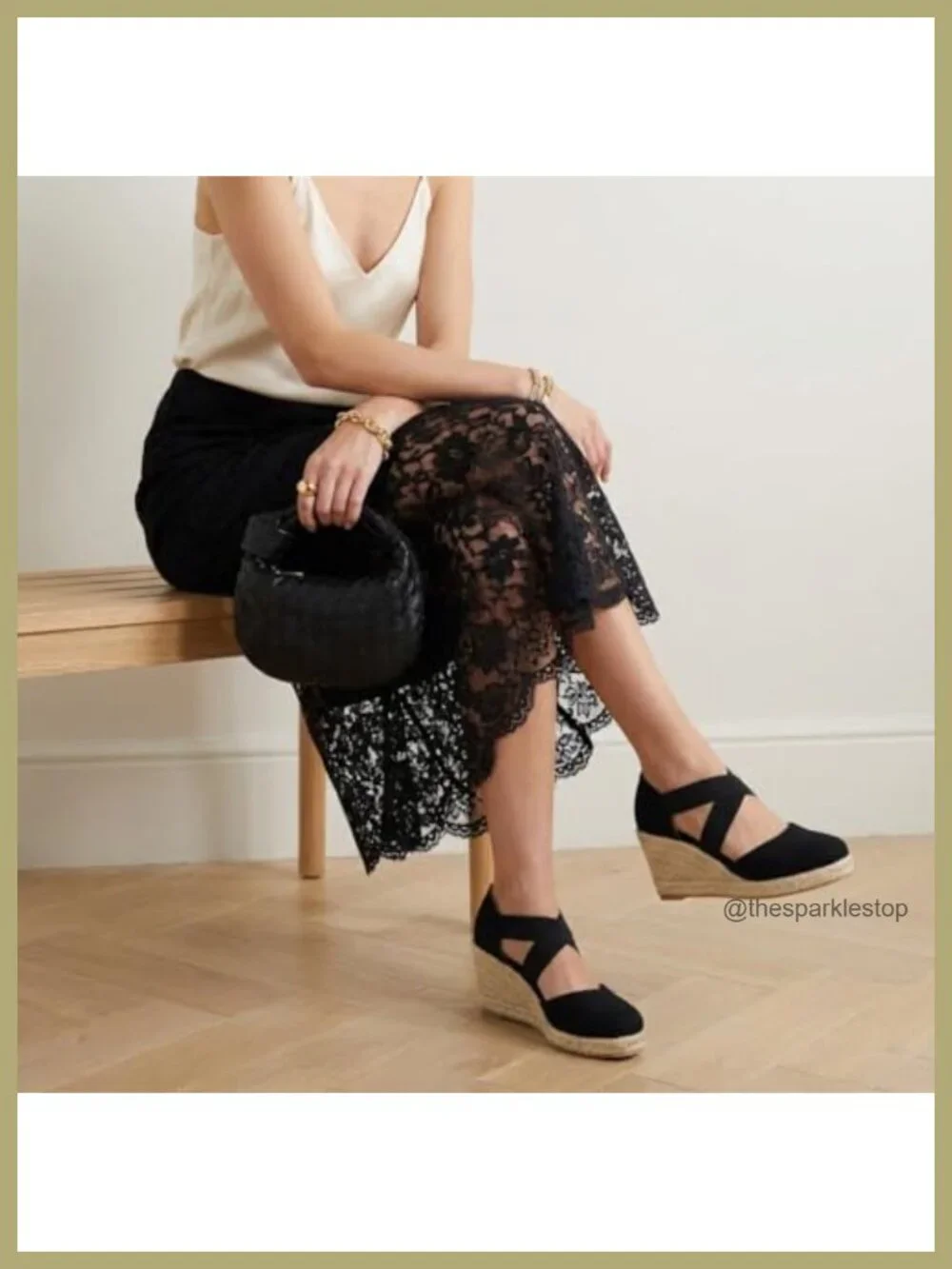 Women's Espadrille Wedge Sandals Closed Toe Slip On Cushioned Heels